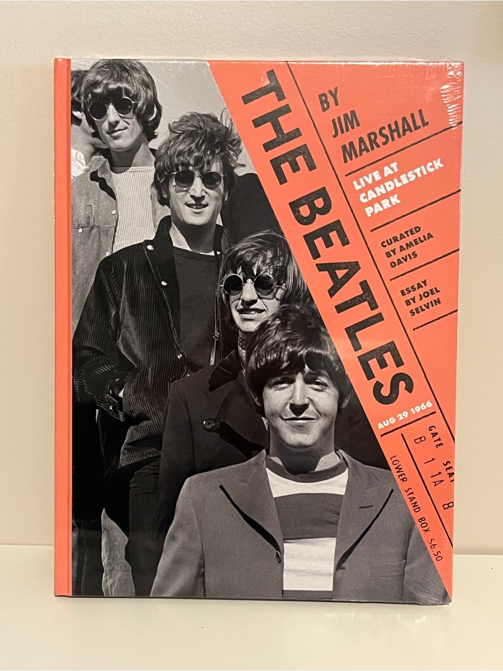 The Beatles — Coral Cover Hardcover Book by Jim Marshall